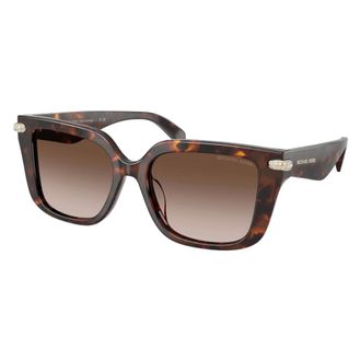 Michael Kors Sunglasses, female, Brown, Size: 54 MM Santo Domingo Sunglasses
