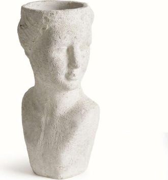 Napa Home & Garden Weathered Garden Female Bust Planter in White at Nordstrom