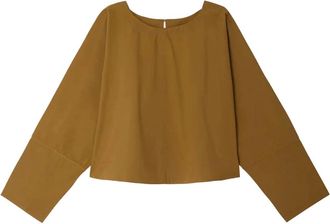 SOEUR Armand Blouse - Dames - Blouses - Bruin - L - Katoen - Overhemden