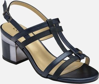Lotus Womens Mirella Womens Heeled Sandals - Black - Size: 7