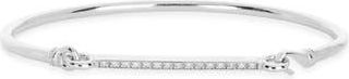 Meshmerise Diamond Bar Bangle Bracelet in White Gold at Nordstrom Rack