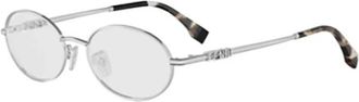 Fendi graphy Rond Frame - unisex - Zonnebrillen - Grijs - 52 MM - Accessoires
