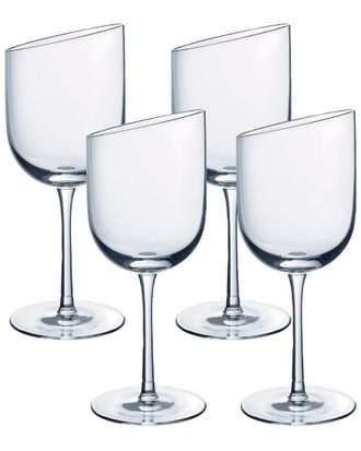 Villeroy & Boch Newmoon Set Of 4 Clarets