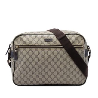 Gucci Pre-owned Gucci GG Supreme Crossbody Unisex LTXK3AP990IY9O30
