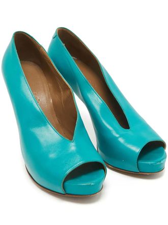 Herm&egrave;s 1159960 Blue - women - Leather/Rubber/Leather/Leather - 38.5