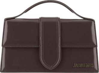 Jacquemus Le Grand Bambino Leren Tas - Dames - Handtassen - Bruin - ONE Size - Katoen - Tassen