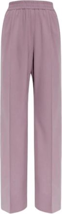Dolce & Gabbana Pantaloni con elastico in vita - - Trousers - Donna - Viola - S