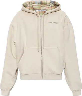 Acne Studios Dames, Sweatshirts & Hoodies, Beige, Maat: S Fleece