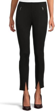 Liverpool L.A. Petite High-Rise Pull-On Legging With Slit Hem Womens Clothing Black : 16P 24, Elastane/Nylon/Ponte