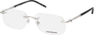 Montblanc MB0071O 004 Silver 58mm