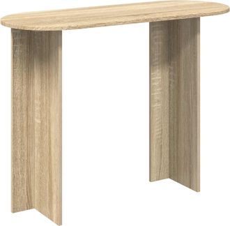 vidaXL Mesa Consola Roble Sonoma 100 X 39,5 X 75 Cm Vidaxl