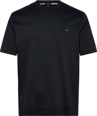 HUGO BOSS Logo-Patch T-Shirt In Pure Cotton, Size XX-Large