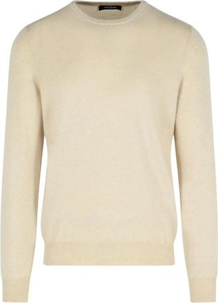 Gran Sasso 113 Paricollo - Heren - Cashmere truien - Beige - 2XL - Kasjmier - Truien & Vesten
