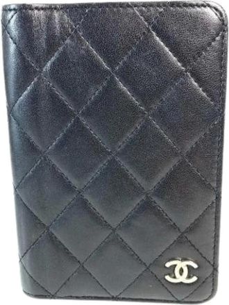 Chanel Pre-owned Wallets, female, Black, Size: ONE SIZE Pre-owned Fabric Wallet