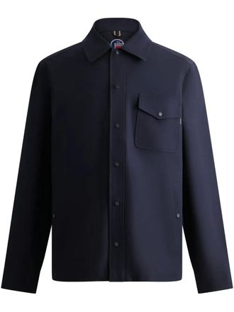 Fusalp Jaymeo shirt jacket - men - Cotton - 46 - Blue
