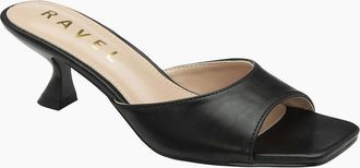 Ravel Womens Blanch Womens Heeled Sandals - Black - Size: 4