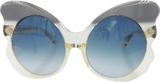 Linda Farrow Matthew Williamson Zonnebril Mw/143/2 - Dames - Zonnebrillen - Veelkleurig - ONE Size - Accessoires