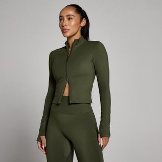 MyProtein Chaqueta corta Tempo para mujer de MP - Verde bosque - XS