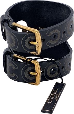 Chanel leren armband