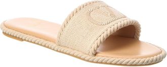Valentino Vlogo Signature Canvas & Leather Sandal