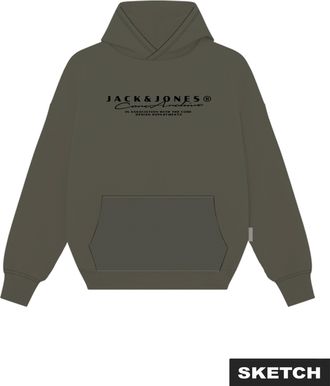 Jack & Jones JCOPOINT BRANDING SWEAT HOOD FST