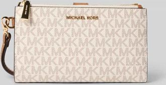 Michael Kors Portemonnaie mit Label-Applikation Modell JET SET in Ecru, Größe 1
