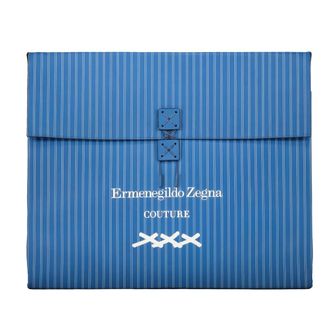 Ermenegildo Zegna Heren, Tassen, Blauw, Maat: ONE Size Leer