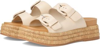 Dolce Vita Witny Womens Sandals Bone Leather : 9.5 M, Rubber/Suede