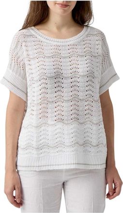 Le Tricot Perugia Donna, Maglie, Bianco, S, new