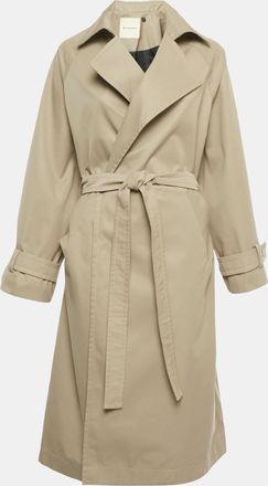Bouguessa Beige Cotton Belted Kai Trench Coat
