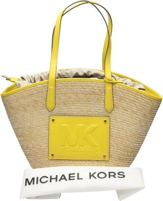 Michael Kors Straw Handbag (Pre-Owned)