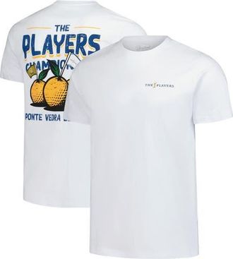 Barstool Sports Mens Barstool Golf White THE PLAYERS Florida Orange Garment Dyed T-Shirt at Nordstrom, Size Xx-Large