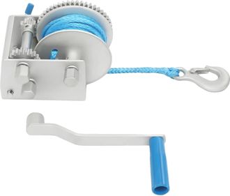 OEM Cabrestante Manual, Cuerda De 8 M, Capacidad De Carga De 4500 Lb, Color Plata, Cuerda De 8 M, 4500 Lb