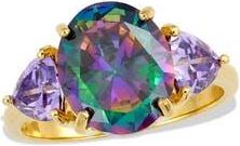 Savvy Cie Jewels Cubic Zirconia Ring in Yellow at Nordstrom Rack, Size 8