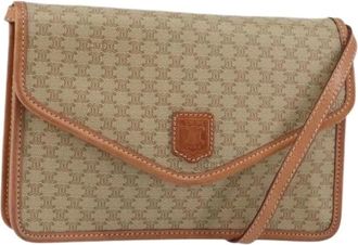 Celine Pre-owned Cross Body Bags, female, Beige, Size: ONE SIZE Pre-owned Vintage Plastic Cross Body Bag