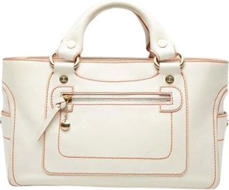 Celine Pre-owned Handbags, female, White, Size: ONE SIZE Pre-owned The Boogie Handbag
