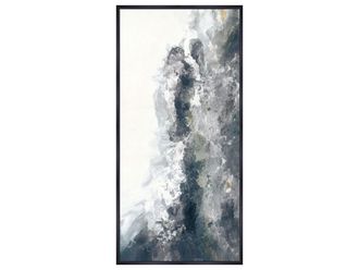 Schubiger M&ouml;bel Bild Wolkenspiel in Silbergrau