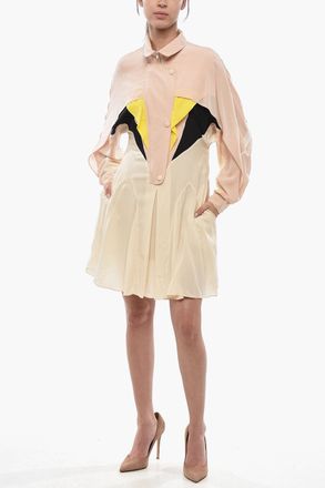 Stella McCartney Vestito Half Zip MARGOT con Dettagli a Contrasto Stella McCartney