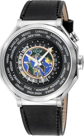 Gevril Group Marchese Quartz Black Dial Mens Watch 42432