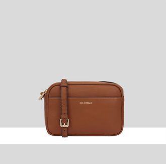 Paul Costelloe Womens Cooper Leather Cross Body Bag - Brown - One Size