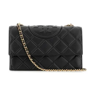 Tory Burch Tory Burch, Shoulder Bags, female, Black, Size: ONE SIZE Fleming Convertible Shoulder Bag