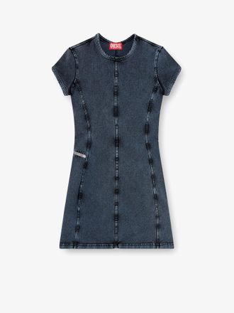 Diesel Vestito mini D-Cupsleeves in cotone stretch - DIESEL - gender_Woman