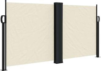 vidaXL Toldo Lateral Retr&aacute;ctil Crema 120x600 Cm Vidaxl