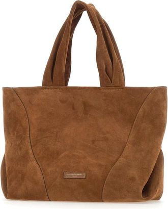 Gianni Chiarini Suria Schoudertas - Dames - Shoppers - Bruin - ONE Size - Su&egrave;de - Tassen