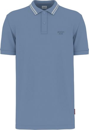Joop Poloshirt JOOP JEANS Agneloa, Herren, Gr. XXL, lt, pastel blau, Jersey, Obermaterial: 95% Baumwolle, 5% Elasthan, normal normal, Rippb&uuml;ndchen, Shirts 