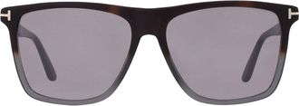 Tom Ford Fletcher Smoke Mirror Square Mens Sunglasses FT0832 55C 59