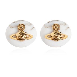 Vivienne Westwood Maude Oorbellen - Dames - Oorbellen - Geel - ONE Size - Accessoires