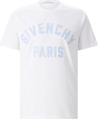Givenchy Tops, Heren, Wit, 2Xl, Katoen, T-shirts