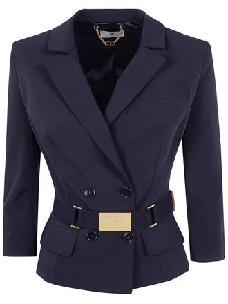 Elisabetta Franchi Belted Safari Jacket