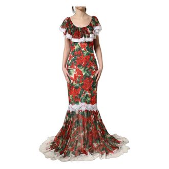 Dolce & Gabbana Maxi Long Dress - female - Dolce & Gabbana - Gowns - Multicolor - 2XS - Dresses